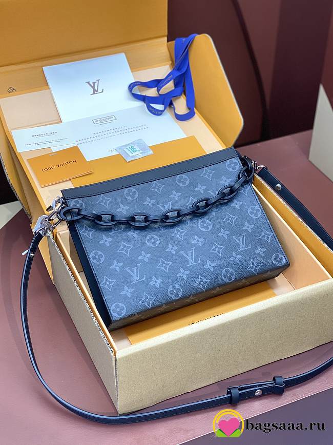 Bagsaaa Louis Vuitton Toiletry Pouch With Strap Black - 26*20CM - 1