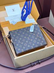 	 Bagsaaa Louis Vuitton Toiletry Pouch With Strap Brown - 26*20CM - 5