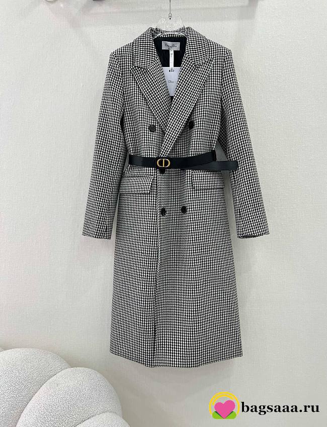 Bagsaaa Dior Overcoat Houndstooth  - 1