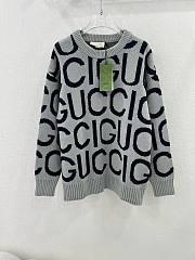 BAGSAAA GUCCI WOOL SWEATER GREY - 1