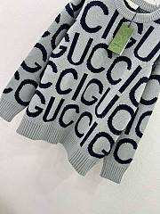 BAGSAAA GUCCI WOOL SWEATER GREY - 4