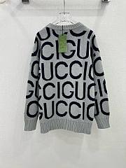 BAGSAAA GUCCI WOOL SWEATER GREY - 2