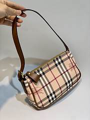 	 Bagsaaa Burberry Vintage Brown Shoulder Bag - 22*14*5CM - 1