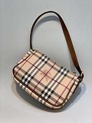 	 Bagsaaa Burberry Vintage Brown Shoulder Bag - 22*14*5CM - 6