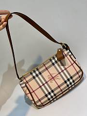 	 Bagsaaa Burberry Vintage Brown Shoulder Bag - 22*14*5CM - 4