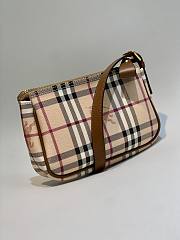 	 Bagsaaa Burberry Vintage Brown Shoulder Bag - 22*14*5CM - 3