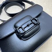 Bagsaaa Gucci Horsebit Shoulder Bag Black Hardware - 20.5*14.5*5CM - 5