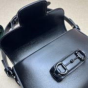 Bagsaaa Gucci Horsebit Shoulder Bag Black Hardware - 20.5*14.5*5CM - 4
