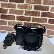 Bagsaaa Gucci Horsebit Shoulder Bag Black Hardware - 20.5*14.5*5CM - 2