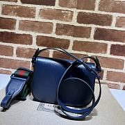 	 Bagsaaa Gucci Horsebit Shoulder Bag Bue Hardware - 20.5*14.5*5CM - 5
