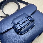 	 Bagsaaa Gucci Horsebit Shoulder Bag Bue Hardware - 20.5*14.5*5CM - 3