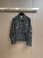 Bagsaaa Louis Vuitton Denim Black Jacket  - 1