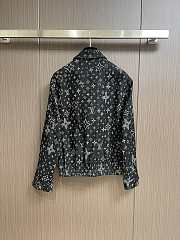 Bagsaaa Louis Vuitton Denim Black Jacket  - 3
