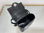 Bagsaaa Versace La Medusa studded top-handle bag 16*6*12CM - 2