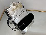 	 Bagsaaa Versace La Medusa studded top-handle bag in silver 16*6*12CM - 3