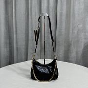 Bagsaaa Prada Nylon Hobo Black Bag - 23*6*13cm - 1