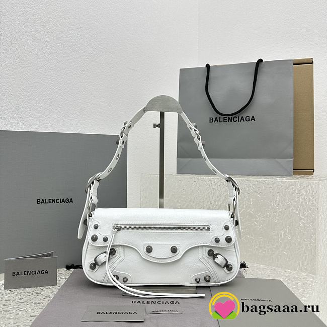 Bagsaaa Balenciaga Le Cagole Sling White Bag - 29*4.5*14CM - 1