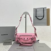	 Bagsaaa Balenciaga Le Cagole Sling Pink Bag - 24*4*12cm - 1