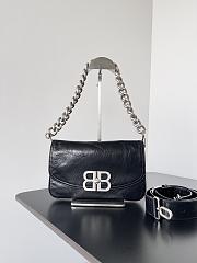 	 Bagsaaa Balenciaga peach lambskin Black bag - 25.3*24.8*3cm - 2