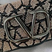 	 Bagsaaa Valentino Loco VLogo embellished tote bag in black - 19*10.5*5cm - 2