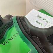 	 Bagsaaa Bottega Veneta Tire Leather Chelsea Boots Dark Green - 6