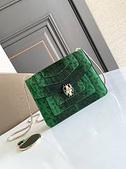 Bagsaaa Bvlgari Serpenti Forever bag in Green - 20*14*4.5cm - 1
