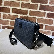 Bagsaaa Gucci Ophidia Crossbody Bag Black - 23.5*16*4.5CM - 2