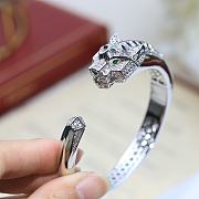 	 Bagsaaa Cartier panther silver bracelet - 6