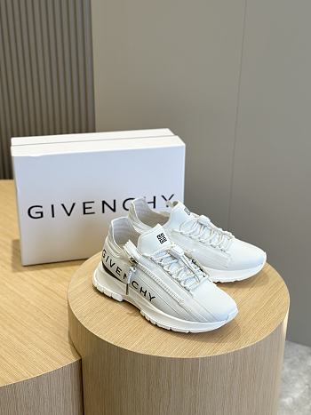 Bagsaaa Givenchy Spectre zipped leather trainers