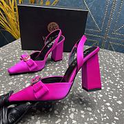 Bagsaaa Versace Medusa-motif satin-finish pumps pink - 6