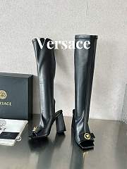 	 Bagsaaa Versace Medusa black long boots - 6