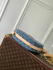 Bagsaaa Louis Vuitton Denim Heart Shapeed Shoulder Bag - 21 X 7 X 5cm - 5