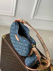 Bagsaaa Louis Vuitton Denim Heart Shapeed Shoulder Bag - 21 X 7 X 5cm - 3