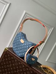 Bagsaaa Louis Vuitton Denim Heart Shapeed Shoulder Bag - 21 X 7 X 5cm - 2