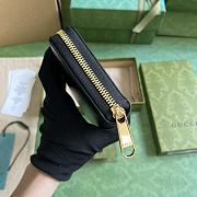 	 Bagsaaa Gucci Zippy Wallet With Gucci Script Black - W20cm x H12.5cm x D4cm - 6