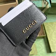 Bagsaaa Gucci Card Case With Gucci Logo - 3