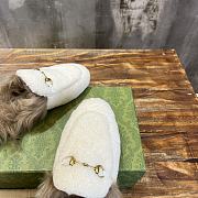 Bagsaaa Gucci Slipper Horsebit With Shearling in white 01 - 2