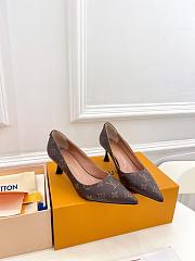 Bagsaaa Louis Vuitton Monogram Leather Heels - 1