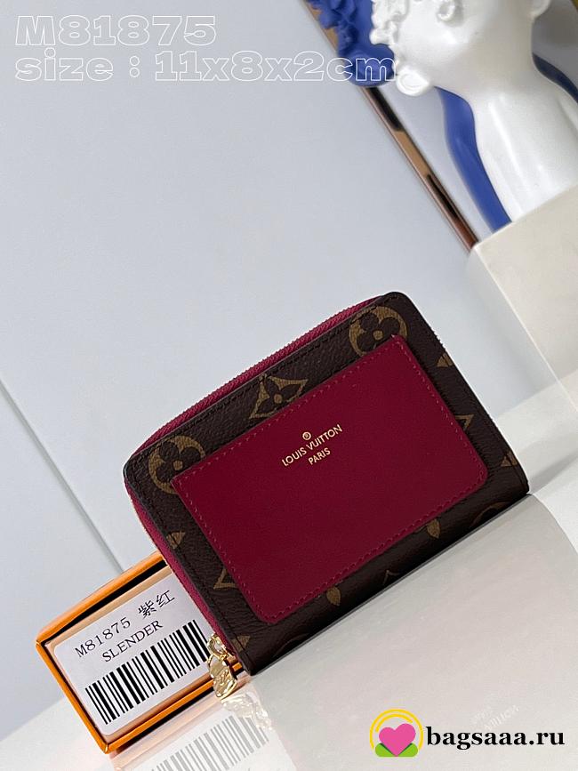 Bagsaaa Louis Vuitton Lou Wallet Monogram - M81875 - 11*8*2cm - 1
