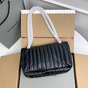 	 Bagsaaa Balenciaga Monaco Chain Bag In Black - 3