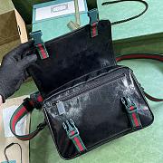 	 Bagsaaa Gucci GG Messenger Bag Black - 27*20*10cm - 3