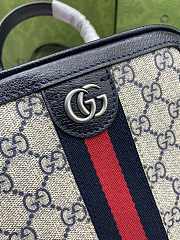 Bagsaa Gucci GG Mini Shoulder Bag In Blue - 17x16.5x9.5cm - 5
