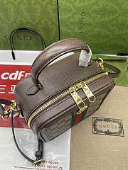 	 Bagsaa Gucci GG Mini Shoulder Bag In Beige - 17x16.5x9.5cm - 4