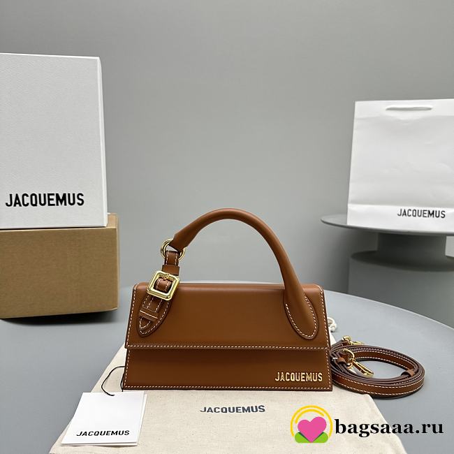 Bagsaaa Jacquemus chiquito crossbody bag brown - 21*10*6CM - 1
