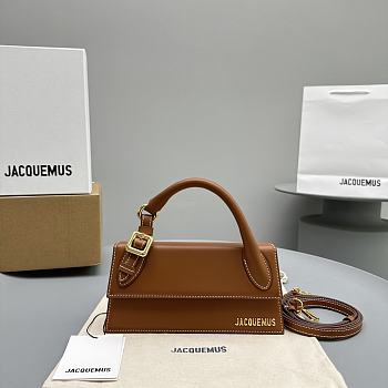 Bagsaaa Jacquemus chiquito crossbody bag brown - 21*10*6CM