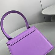 	 Bagsaaa Jacuqemus Le Chiquito Moyen Bag In Purple 18*15.5*8CM - 3