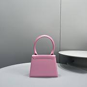 	 Bagsaaa Jacuqemus Le Chiquito Moyen Bag In Pink 18*15.5*8CM - 4