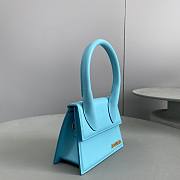 	 Bagsaaa Jacuqemus Le Chiquito Moyen Bag In Blue 18*15.5*8CM - 6