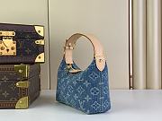 Bagsaaa Louis Vuitton Hills Pochette Blue Denim Bag - 18.5 x 11 x 6.5 cm - 3