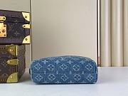 Bagsaaa Louis Vuitton Hills Pochette Blue Denim Bag - 18.5 x 11 x 6.5 cm - 4